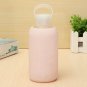 500ml Portable Glass Water Bottle Home Travel