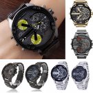 Men's Fashion Luxury Stainless Steel Analog Quartz Wristwatches
