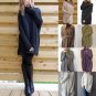 Women Autumn Winter Casual Loose Knitted Top Sweater