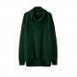 Knitted Women Tops High Neck Long Sleeve Sweater Loose
