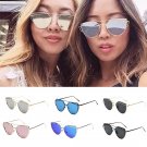 Women Metal Frame Flip Up Sunglasses Eyewear Shades