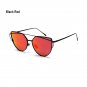 Women Metal Frame Flip Up Sunglasses Eyewear Shades