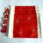 8Pcs Christmas Dining Table Mat Tableware Sock Set