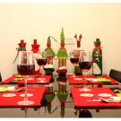 1PCS Christmas Santa Claus Cloth Dining Table Mat Pads