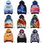 Stylish Outerwear Men 3D Graphic Print Hoodie Zipper Sweater Jacket