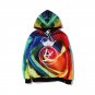 Stylish Outerwear Men 3D Graphic Print Hoodie Zipper Sweater Jacket