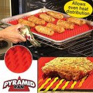 Non-Stick Silicone Pyramid Baking Mat For Microwave Cooking Pan Oven Baking Tray