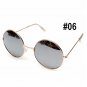 Unisex Casual Retro Large Round Metal Frame Film Sunglasses