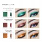 10Pcs Women Smokey Eyes Shimmer Pigments Eyeshadow Pencil Easy to Wear Waterproof Long Lasting Matte
