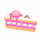 Squishy 15.5cm Ice Cream Cake Slice Slow Rising Collection Gift Toy For Kids