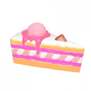 Squishy 15.5cm Ice Cream Cake Slice Slow Rising Collection Gift Toy For Kids