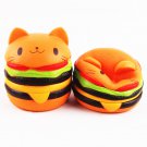 Squishy Cat Burger Slow Rising Soft Animal Collection Gift Decor Toy