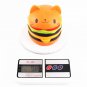 Squishy Cat Burger Slow Rising Soft Animal Collection Gift Decor Toy