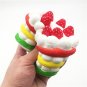 Squishy 10cm Jumbo Pink Yellow Red Coffee Blue Colorful Cake Slow Rising Collection Gift Decor Toy