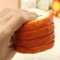 Jumbo Squishy Happy Slice Toast Slow Raising Cellphone Holder