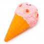 Squishy Jumbo 18.5cm Pink Strawberry Ice Cream Cone For Fun Christmas Gift
