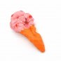 Squishy Jumbo 18.5cm Pink Strawberry Ice Cream Cone For Fun Christmas Gift
