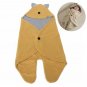 Infant Baby Swaddle Warm Blanket Hooded Sleeping Bag Wrap