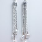 garlicfashion special elegant women fashion Josephine Cascade silver earrings