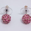 garlicfashion special elegant women fashion Soiree pink earrings RV39