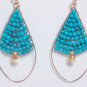 garlicfashion special elegant women fashion Goa turquoise pendant earrings