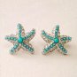garlicfashion special elegant women fashion Starfish turquoise earrings