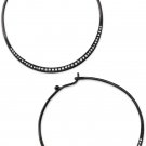 garlicfashion special elegant women fashion Heiress black Hoops