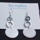 garlicfashion DIY handmade women fashion Frosted geniune Mop earrings natural white shell dangle earrings