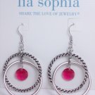 garlicfashion DIY handmade women fashion Raspberry Splash earrings
