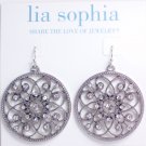 garlicfashion DIY handmade women fashion Memoir earrings loops flower silver CZ earrings