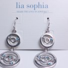 garlicfashion DIY handmade women fashion 2 loops silver earrings