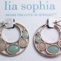 garlicfashion DIY handmade women fashion loop coral earrings