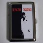 Scarface Cigarette Cigar Case Double Sided Metal Inside Clasp Money Holder
