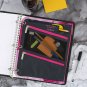 Mead Five Star Binder Pencil Pouch for 3 Ring Binder 2 Zipper Pockets 11"x9" NEW
