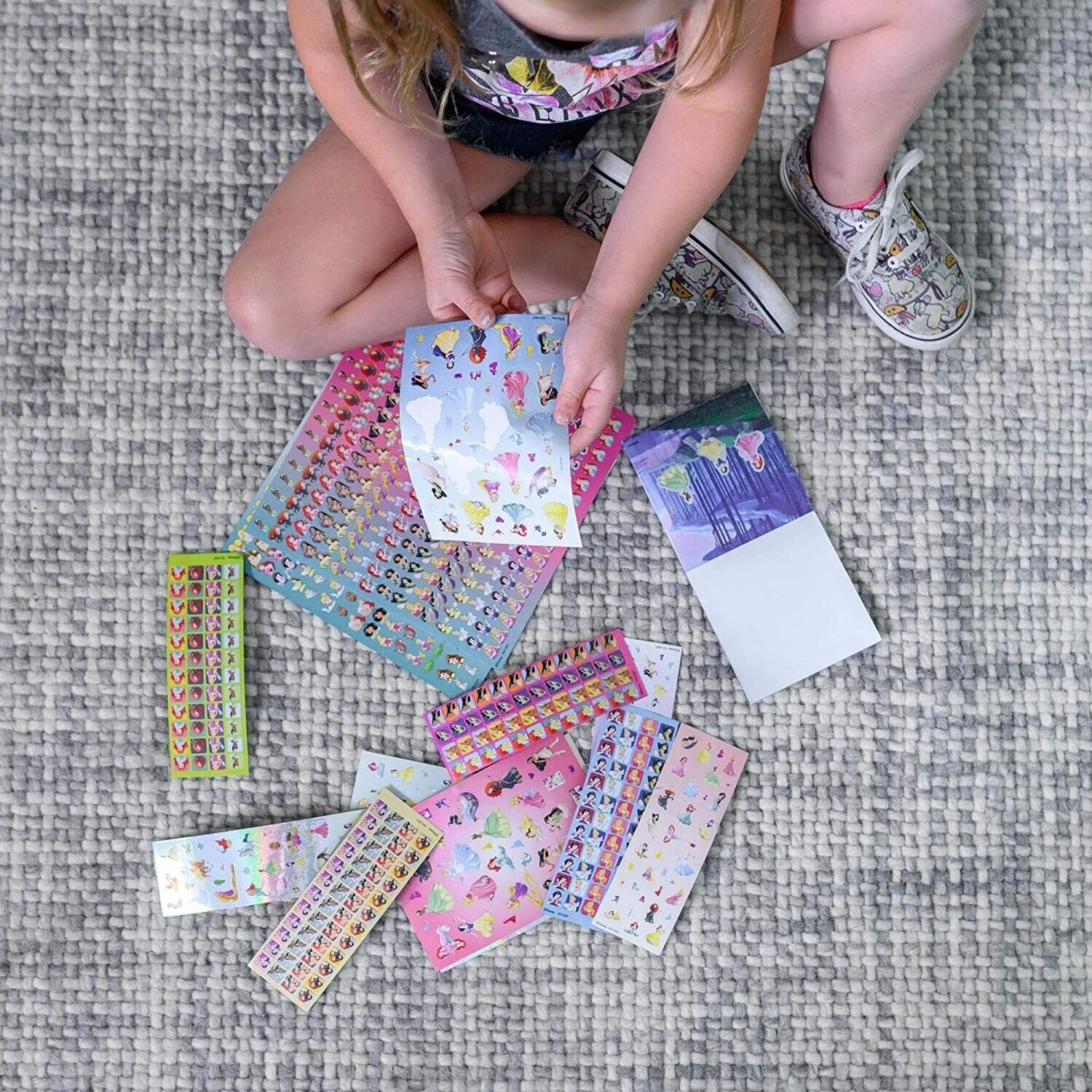 Disney Princess Sticker Kit over 1000 & Sticker Pad With Border