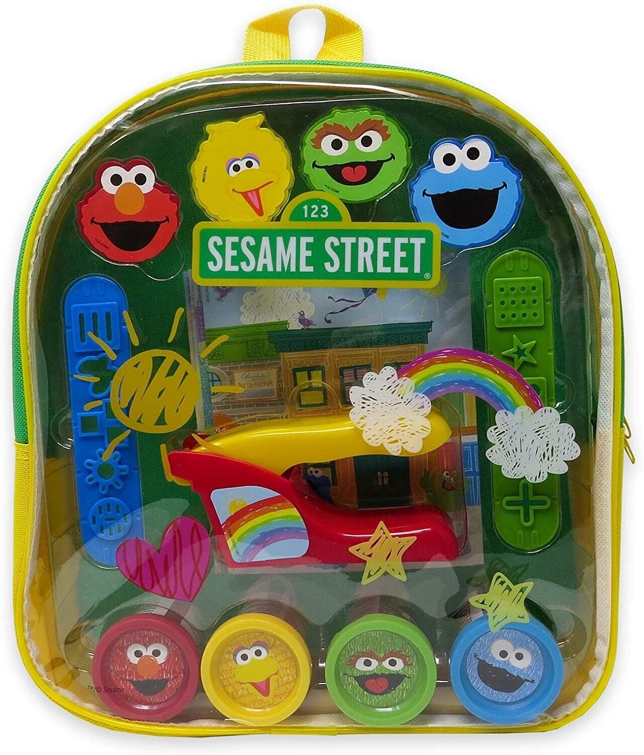 Leap Year Sesame Street Dough Activity Backpack Non-Toxic