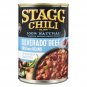 Stagg Chili Con Carne SILVERADO Beef W 2-Bean Tomato (6 Cans). BSB DATE JAN 2023