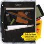 Mead Five Star Binder Pencil Pouch for 3 Ring Binder 2 Zipper Pocket 11"x9" GREY