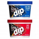 Doritos Tortilla Chip Dip - SPICY NACHO Cheese Sauce + COOL RANCH JALAPENO 10oz