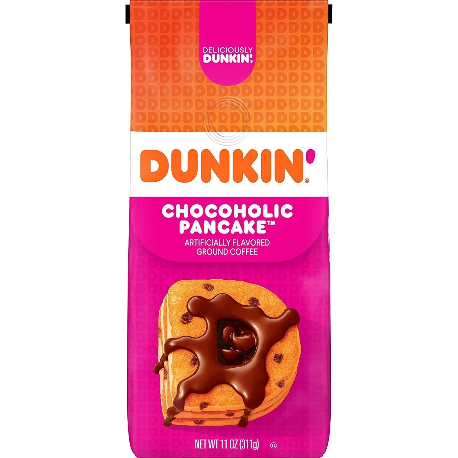Dunkin' Chocoholic Pancake Flavored Ground Coffee, 11 Ounce Bag