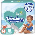 Pampers Splashers Swim Diapers Disposable Pants Medium (20-33 lb) 18 Ct (Pack 1)