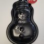 Nonstick Coating Baking Pan SNOWMAN Large 11.5" x 7.25" (5.25") x 1" Black