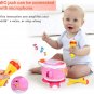 Toy Drum Set Musical Instruments Baby Toddlers Adjustable Microphone Audio Cable