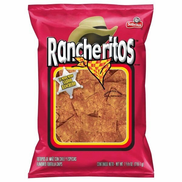 Rancheritos El Mero Mero Sabor Ranchero Flavored Tortilla Chips 7.625