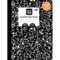 Pen & Gear 80ct Poly Marble 2 Composition Books, 9.75x7.5 Wide Rule