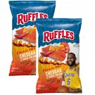 Ruffles Potato Chips FLAMIN' HOT CHEDDAR & SOUR CREAM Flavored 8 oz - 2 Bags