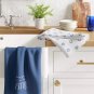 Threshold Kitchen Towel 'Love You a Latke' + Star of Davids - Blue & White 2pk