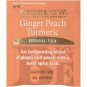 Bigelow Ginger Peach Turmeric Herbal Tea, Caffeine Free, 18 Count (2 Boxes)