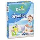 Pampers Splashers Swim Diapers Disposable Pants Small (13-24 lb) 20 Ct  (Pack 1)