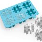 TrueZoo #Pound It Silicone Mold and Ice Cube Tray, Makes 6 Cubes Novelty Ice
